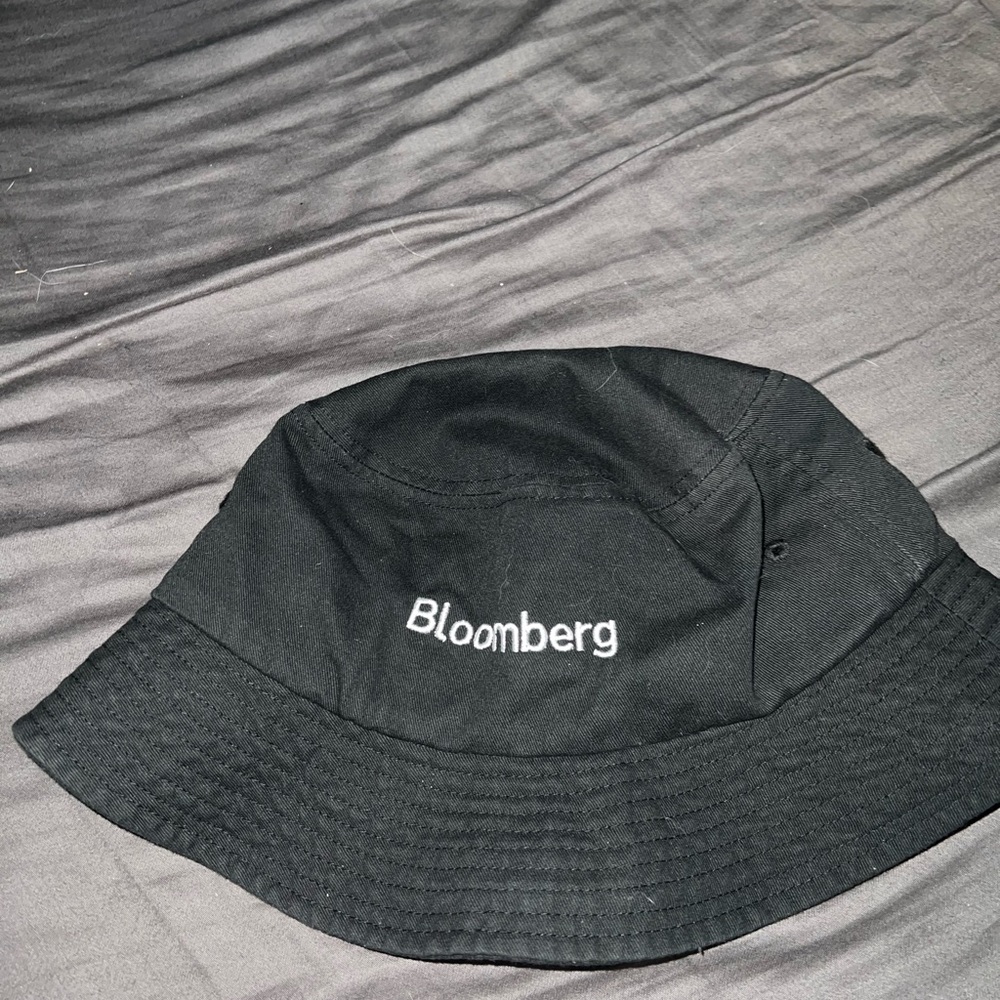 Bloomberg Black Bucket Hat